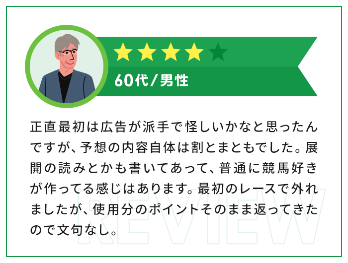 ★★★★|60代・男性