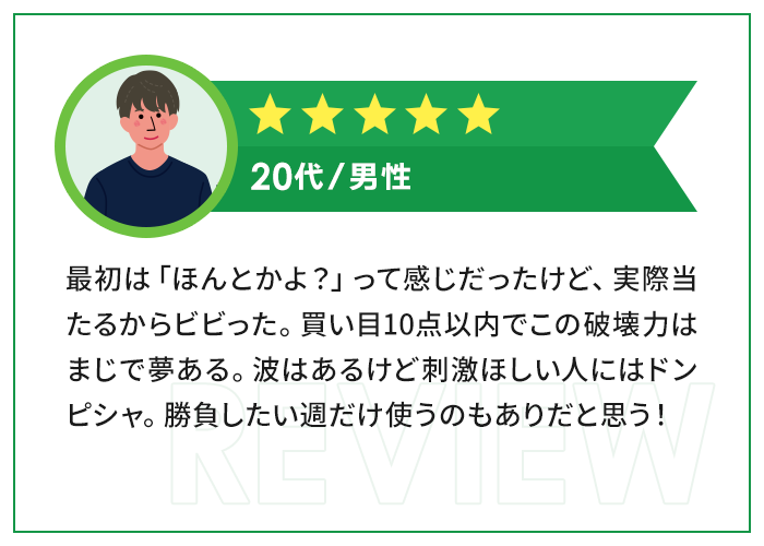 ★★★★★|20代・男性